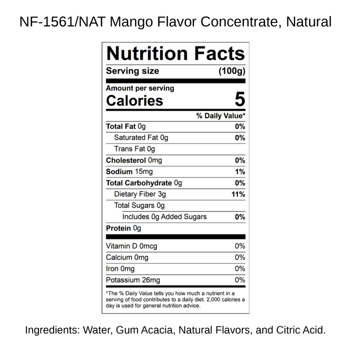 Mango Flavor Concentrate, Natural