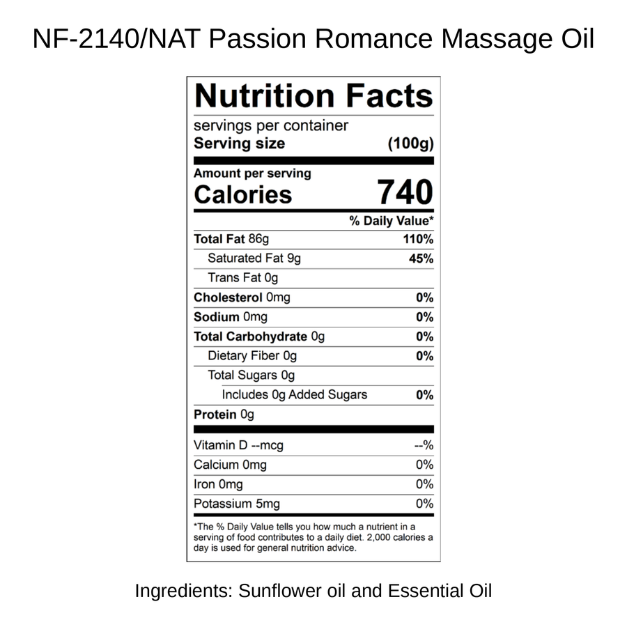 Passion Romance Massage Oil