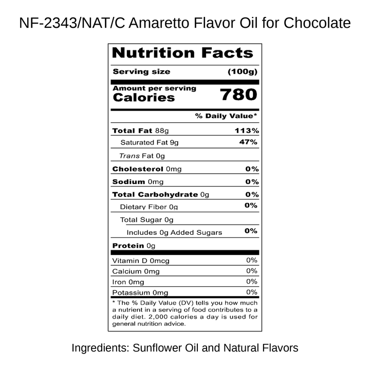 Amaretto Flavor Oil for Chocolate