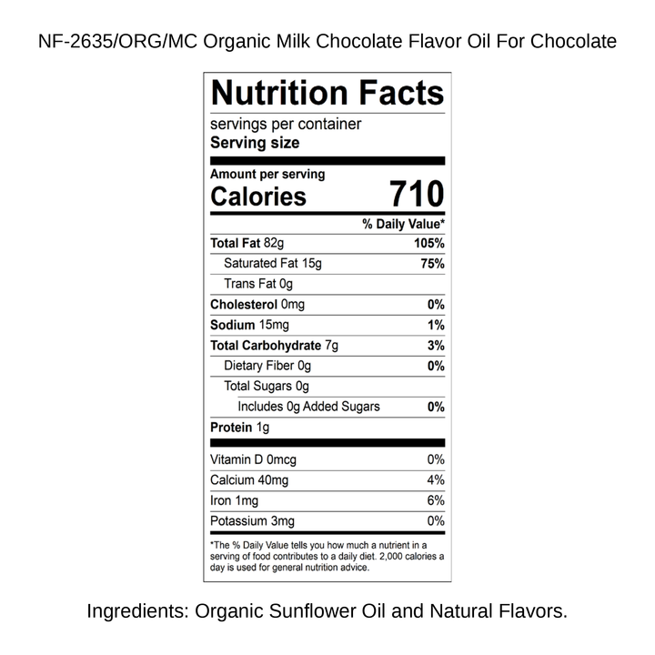 Organic Milk Chocolate Flavor Oil For Chocolate