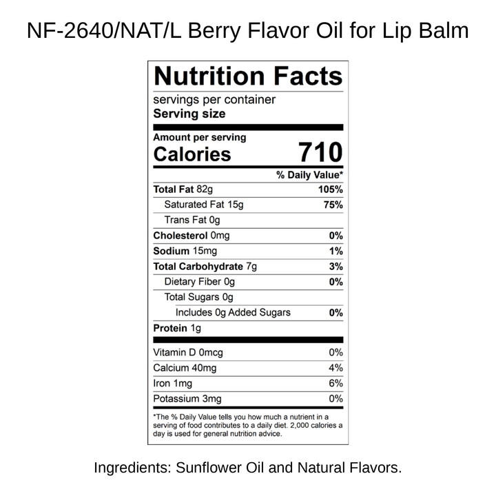Berry Flavor Oil for Lip Balm