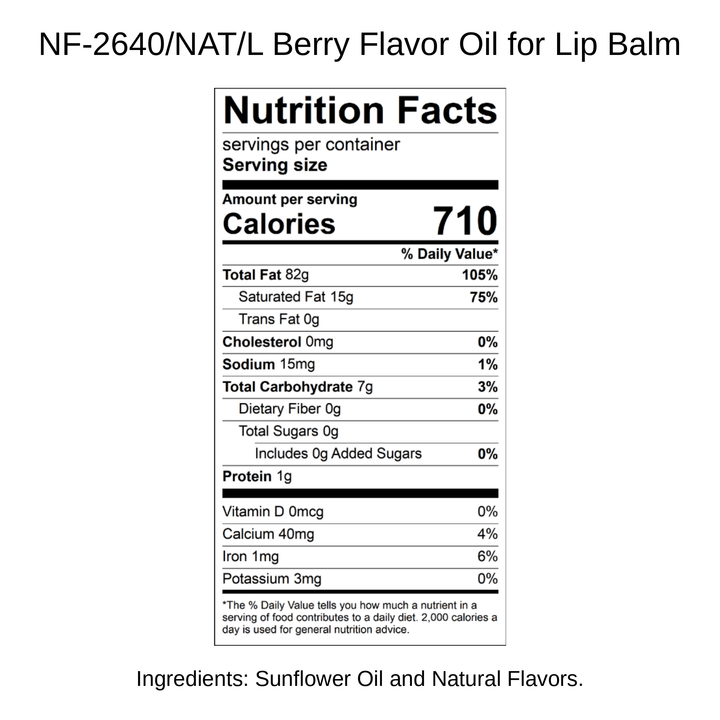 Berry Flavor Oil for Lip Balm