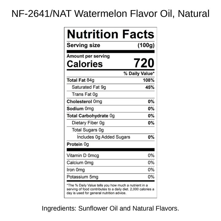 Watermelon Flavor Oil, Natural