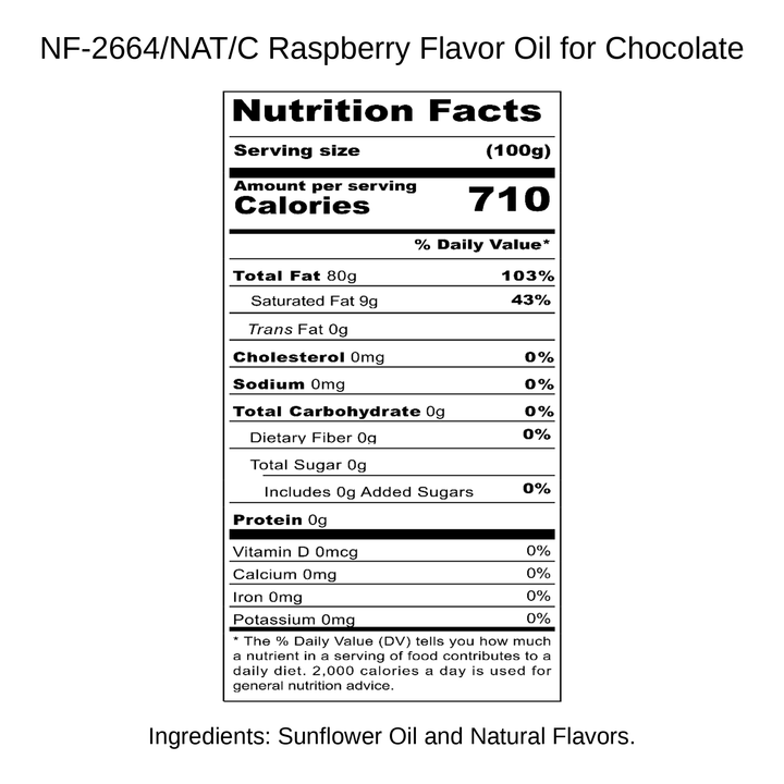 Raspberry Flavor Oil for Chocolate
