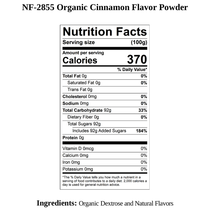 Cinnamon Flavor Powder, Organic