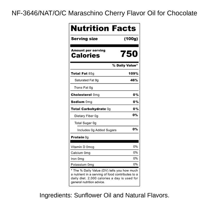 Maraschino Cherry Flavor Oil for Chocolate