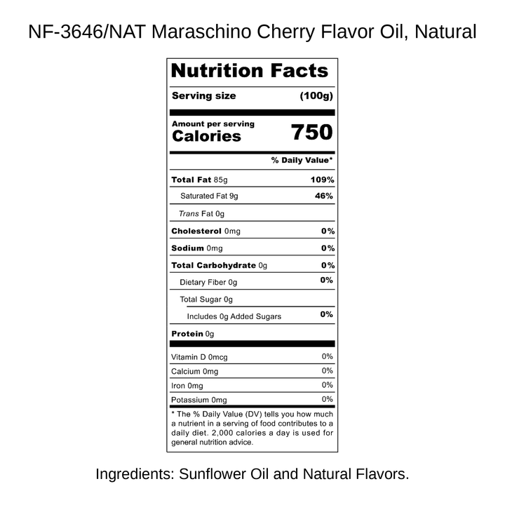 Maraschino Cherry Flavor Oil, Natural