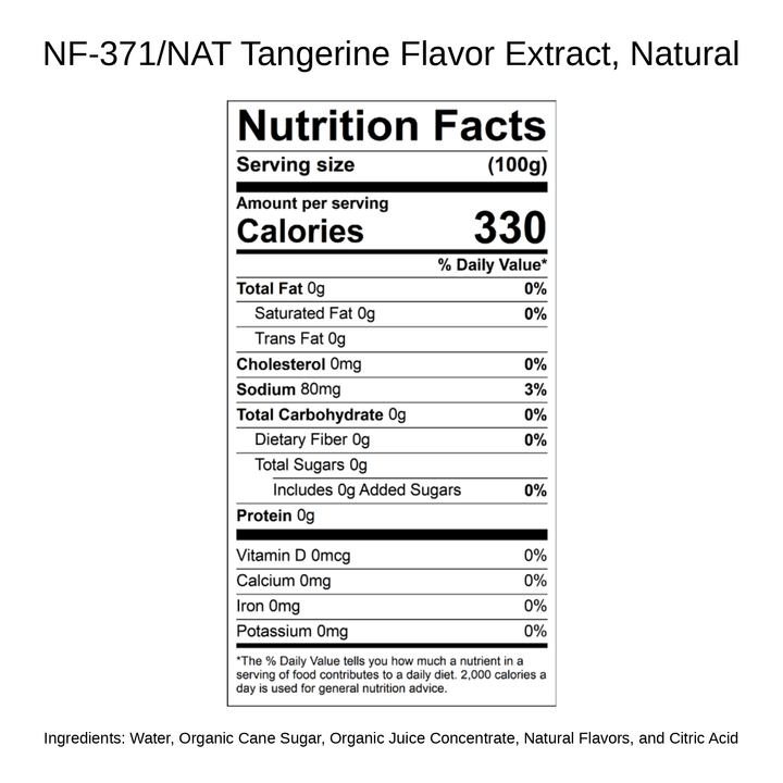 Tangerine Flavor Extract, Natural