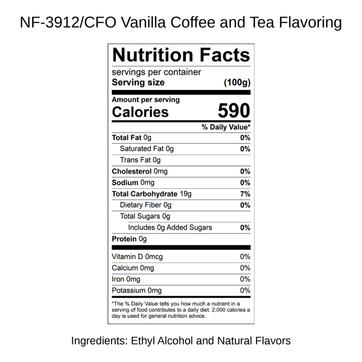 Vanilla Coffee and Tea Flavoring