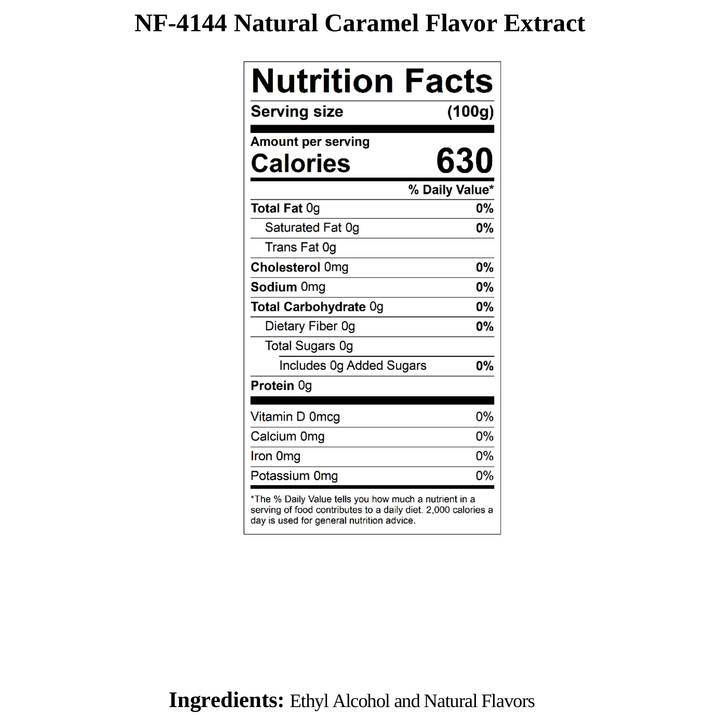 Caramel Flavor Extract, Natural