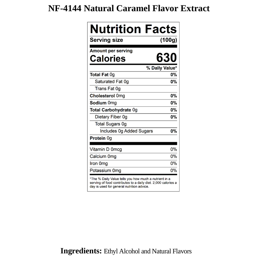 Caramel Flavor Extract, Natural