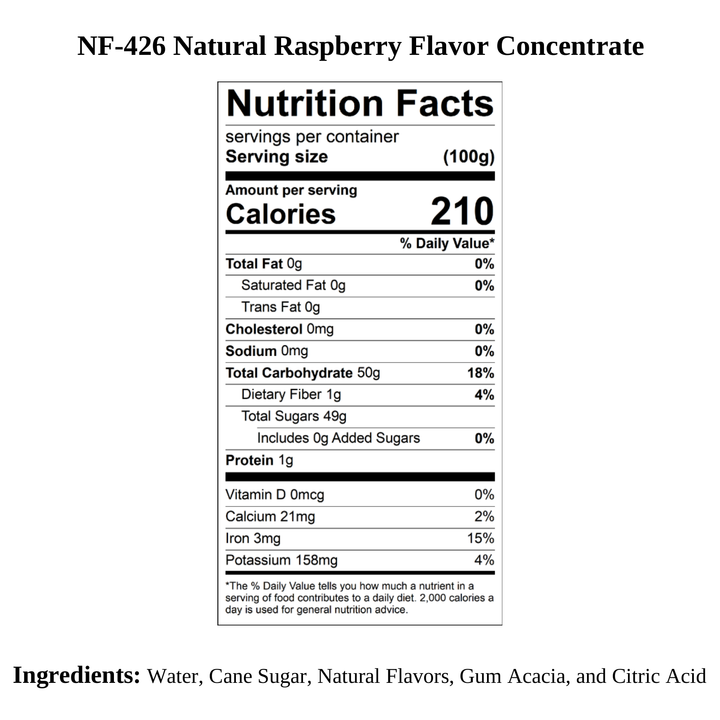 Raspberry Flavor Concentrate, Natural