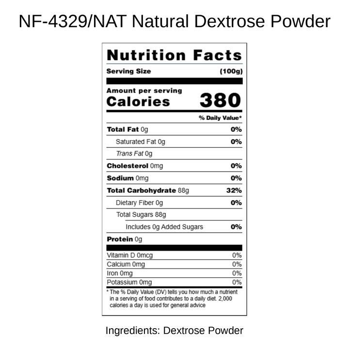 Natural Dextrose Powder