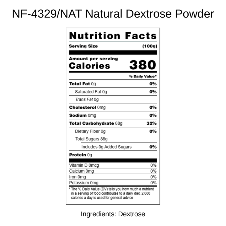 Natural Dextrose Powder