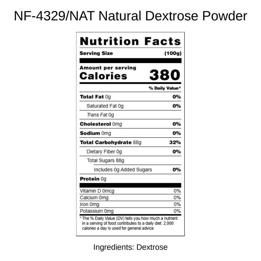 Natural Dextrose Powder