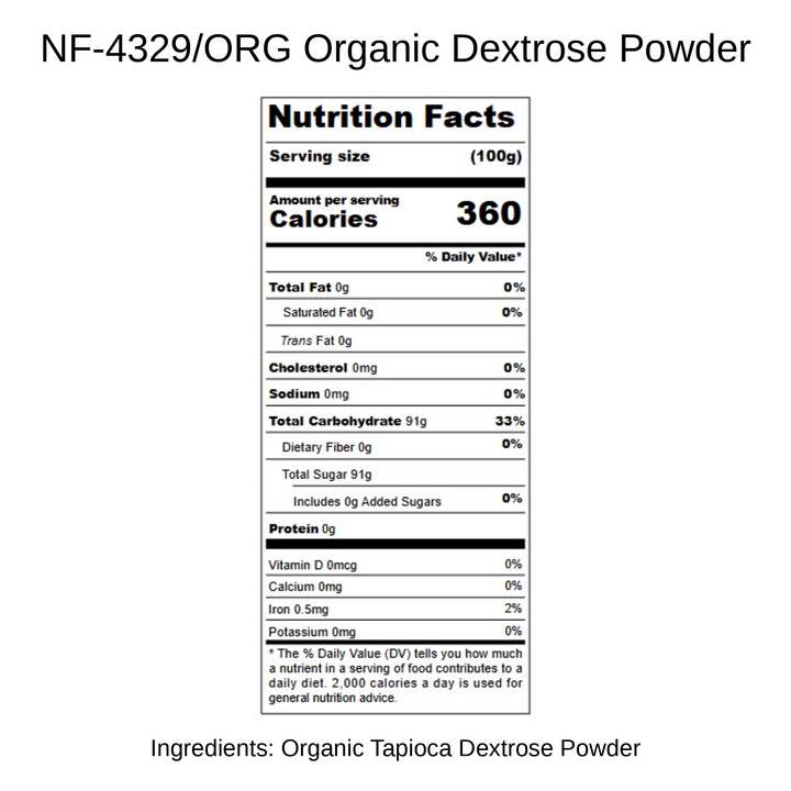 Organic Dextrose Powder