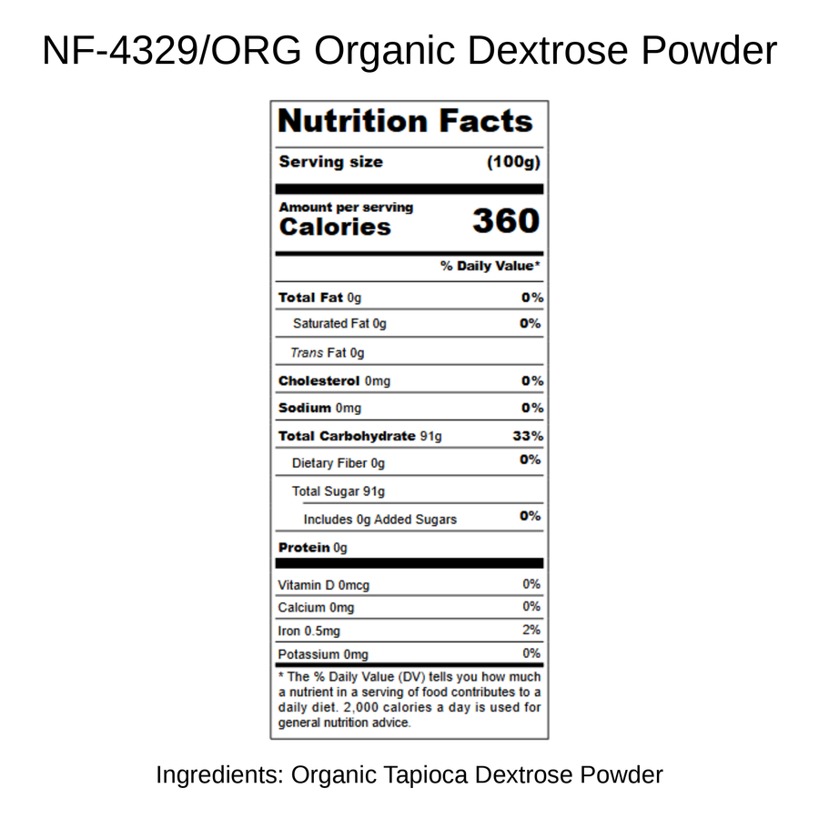 Organic Dextrose Powder