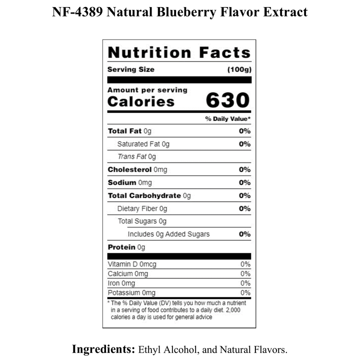 Blueberry Flavor Extract, Natural