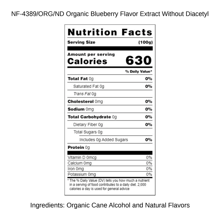 Organic Blueberry Flavor Extract Without Diacetyl