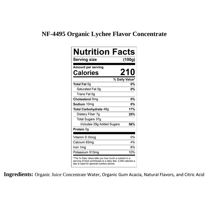 Lychee Flavor Concentrate, Organic