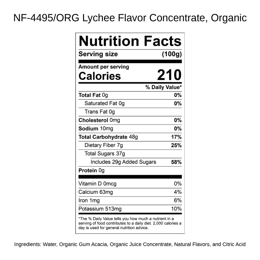 Lychee Flavor Concentrate, Organic