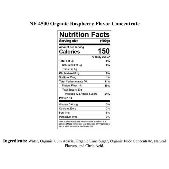 Raspberry Flavor Concentrate, Organic