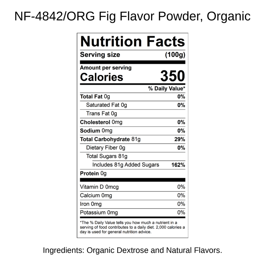 Fig Flavor Powder, Organic