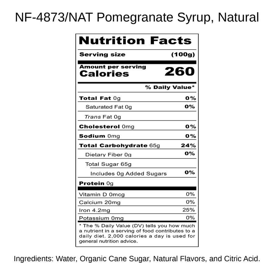 Pomegranate Syrup, Natural