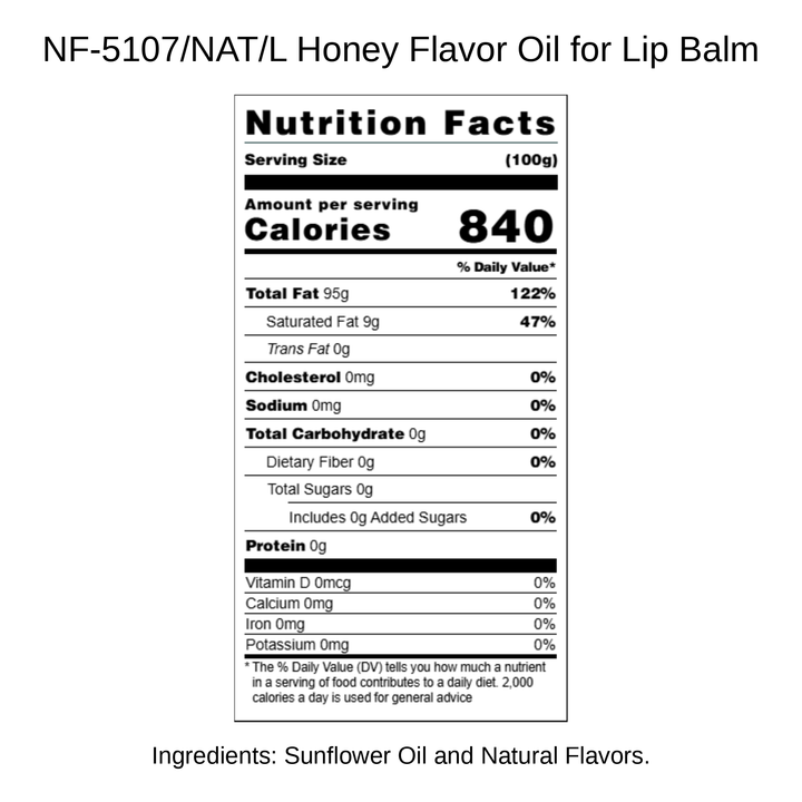 Honey Flavor Oil for Lip Balm