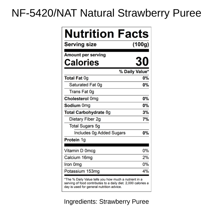 Natural Strawberry Puree