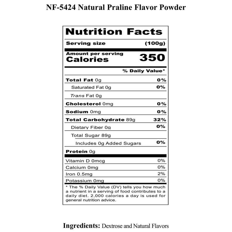 Praline Flavor Powder, Natural