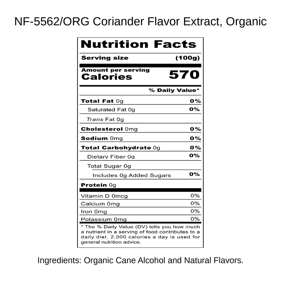 Coriander Flavor Extract, Organic