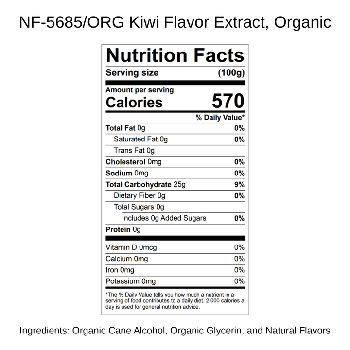 Kiwi Flavor Extract, Organic