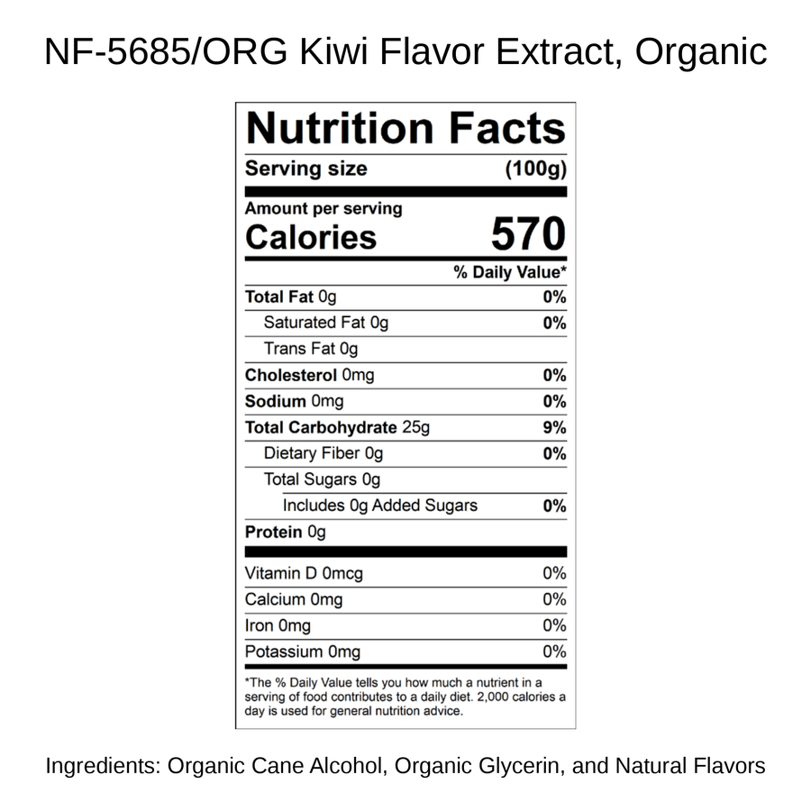 Kiwi Flavor Extract, Organic