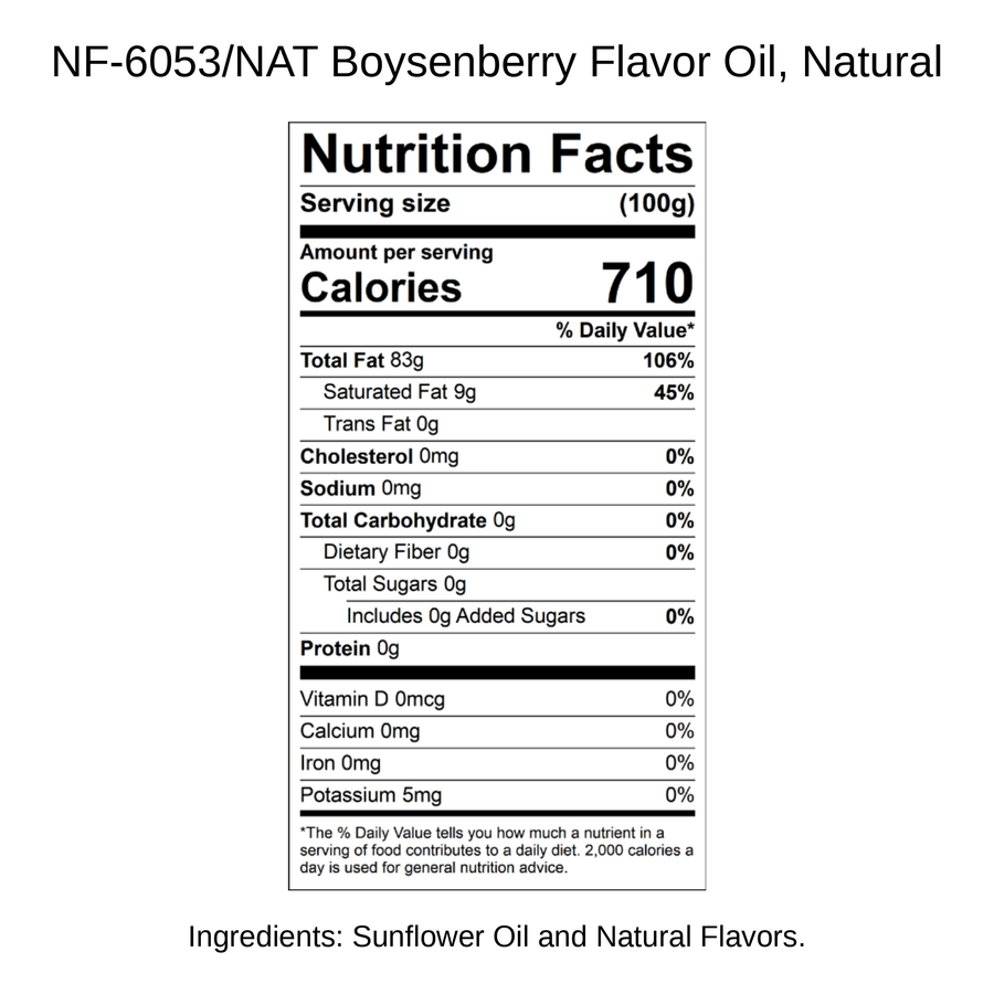 Boysenberry Flavor Oil, Natural