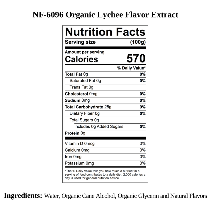 Lychee Flavor Extract (Organic)