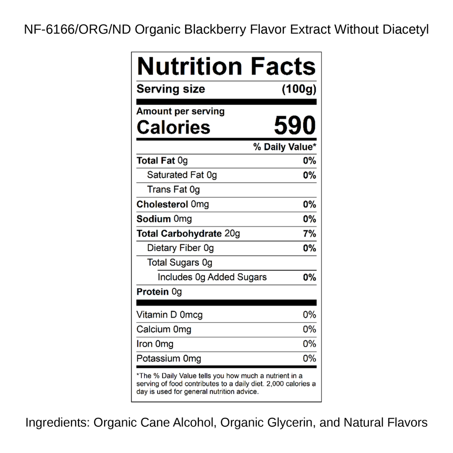 Organic Blackberry Flavor Extract Without Diacetyl