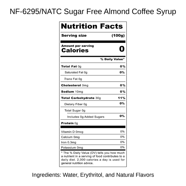 Sugar Free Almond Coffee Syrup