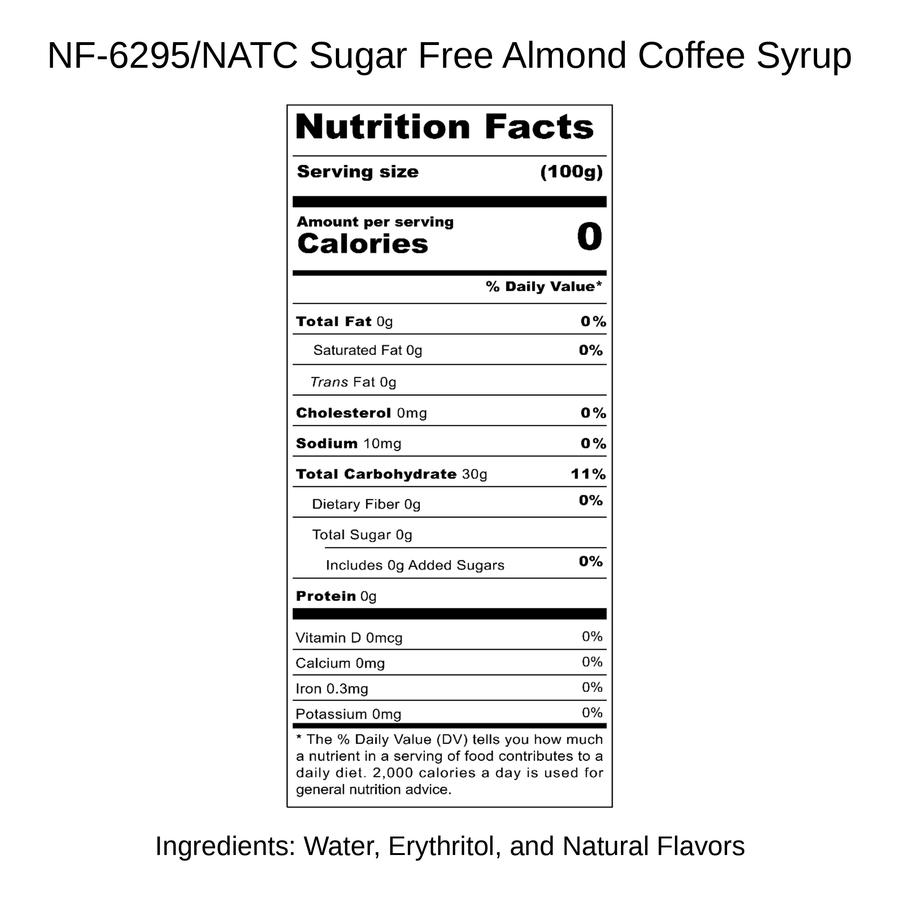 Sugar Free Almond Coffee Syrup
