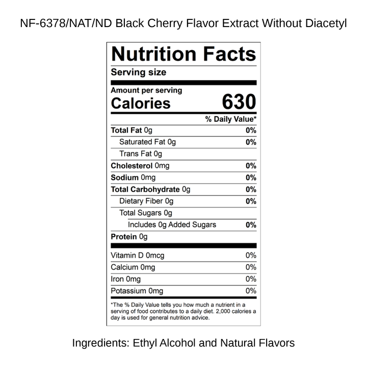 Black Cherry Flavor Extract Without Diacetyl