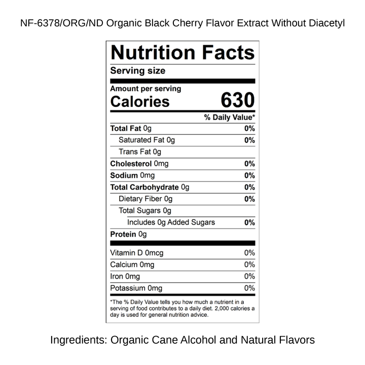 Organic Black Cherry Flavor Extract Without Diacetyl