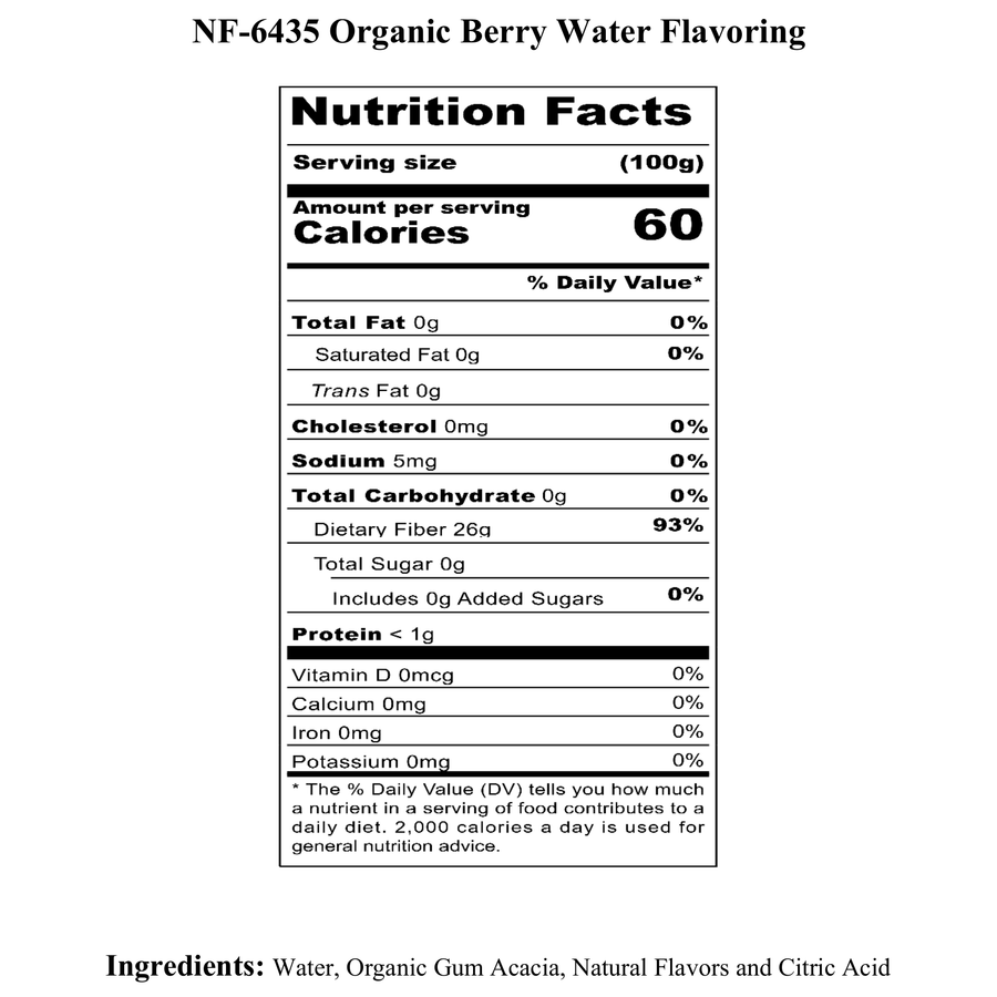 Berry Water Flavoring, Organic