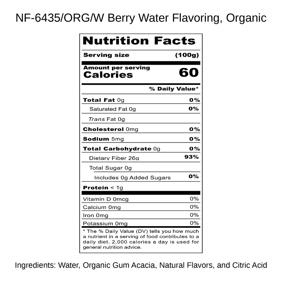Berry Water Flavoring, Organic