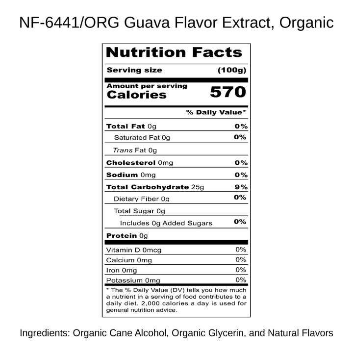 Guava Flavor Extract, Organic