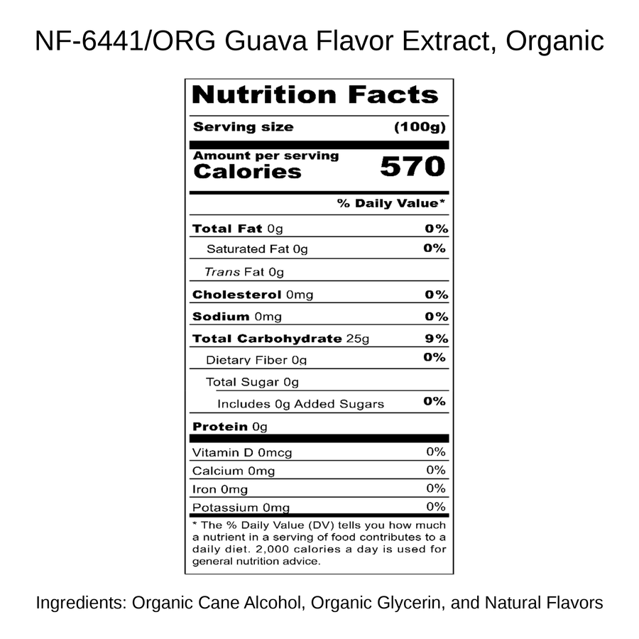 Guava Flavor Extract, Organic