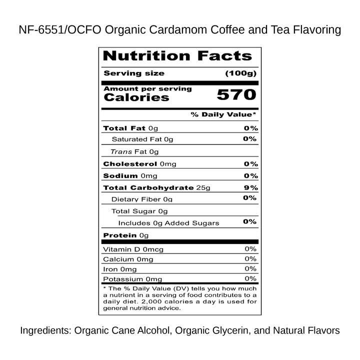 Organic Cardamom Coffee and Tea Flavoring