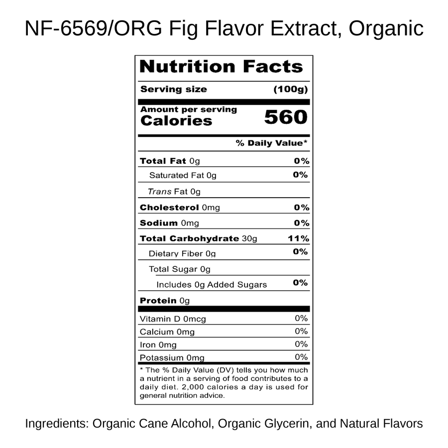 Fig Flavor Extract, Organic