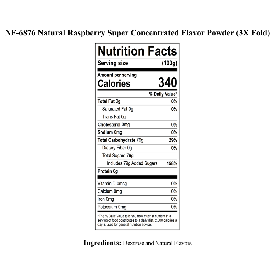 Raspberry Super Concentrate Flavor Powder (3X Fold)