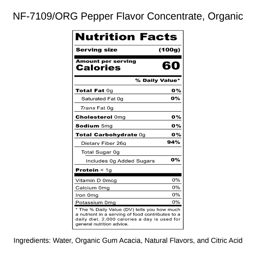 Pepper Flavor Concentrate, Organic