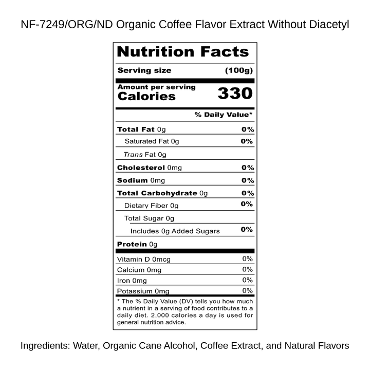 Organic Coffee Flavor Extract Without Diacetyl